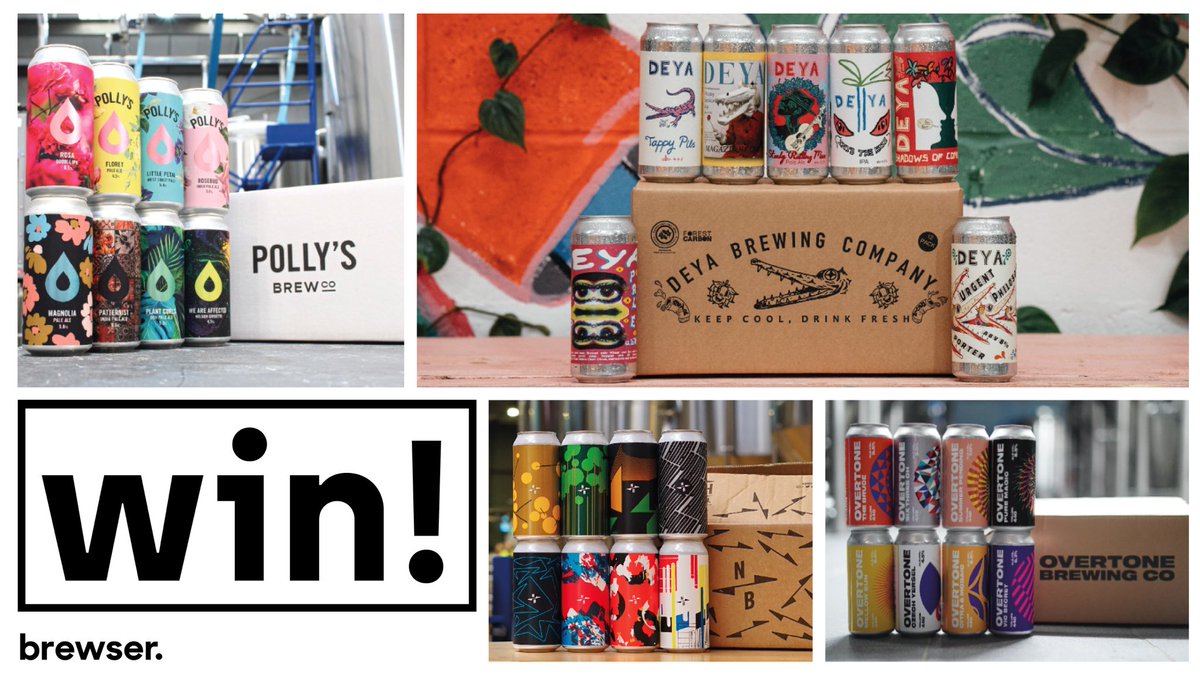 brewserbeer's tweet image. 💥 COMPETITION TIME 💥

Follow @brewserbeer and retweet this to be in with a shot of winning 3 MONTHS FREE on BREWSER! 🤯

That’s three breweries you CHOOSE from over 100 of the UK’s best to receive exclusive showcase boxes from! 🍻

Good luck! 🔥

Ts and Cs below 👇