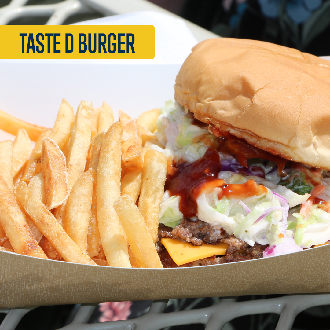 3/21: We might be sad the weekend is over, but we have an awesome lineup of trucks for you to enjoy! 

Lunch 11-2p
<a href="/tastedburgerstl/">Taste-D-Burger STL</a>
<a href="/WaynoSTL/">Wayno's - Mobile International Cuisine</a>

Dinner 5-9p
Daddy O’s Cheesesteaks
Picture Perfect Panini
<a href="/SuperSmokersBBQ/">Super Smokers BBQ</a>

#9mg #9milegarden #SenecaCRE #foodtruckgarden #stl #eatlocal