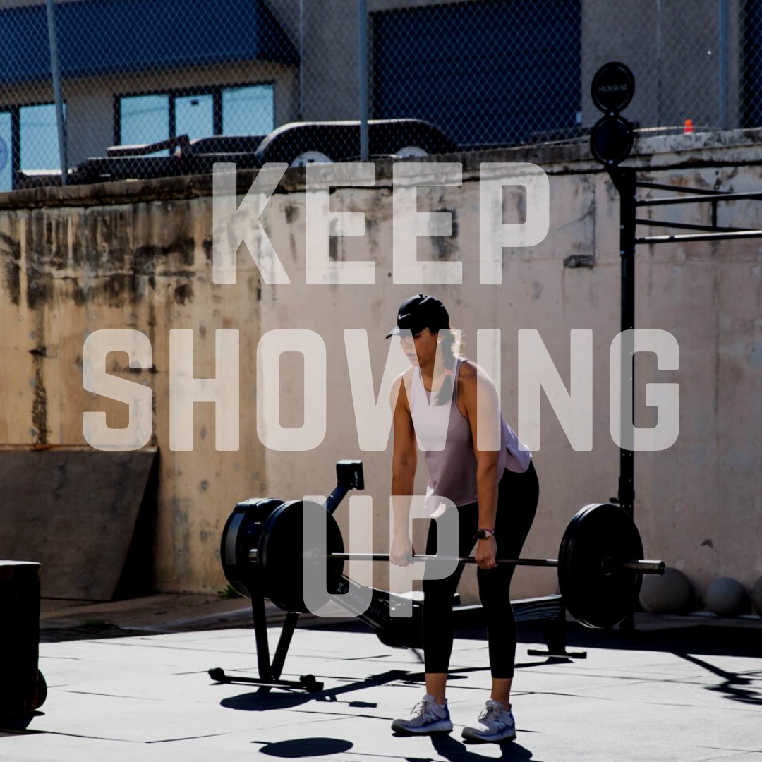 You're gonna have good days.

You're gonna have bad days.

Success isn't linear.

Keep showing up.

#edcf #eastdallascrossfit #eastdallas #crossfit #strength #conditioning #fitness #performance #keepshowingup #dallas #gym #edcfcommunity #edcfculture #movement #train