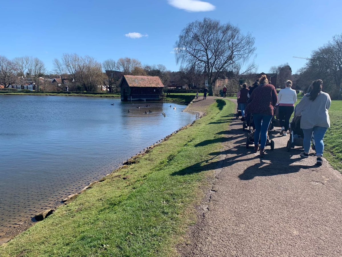 Activelichfiel1's tweet photo. What a lovely day for a buggy walk. We meet every week at 11.15am at Lichfield social club, walk around Stowe pool &amp; back to Charnwood Children's Centre for a cuppa &amp; toast. All welcome! #activecommunities #lichfield #stowepool #buggywalk #lovelichfield #newmums #freedomleisure https://t.co/dVFgo7wJml