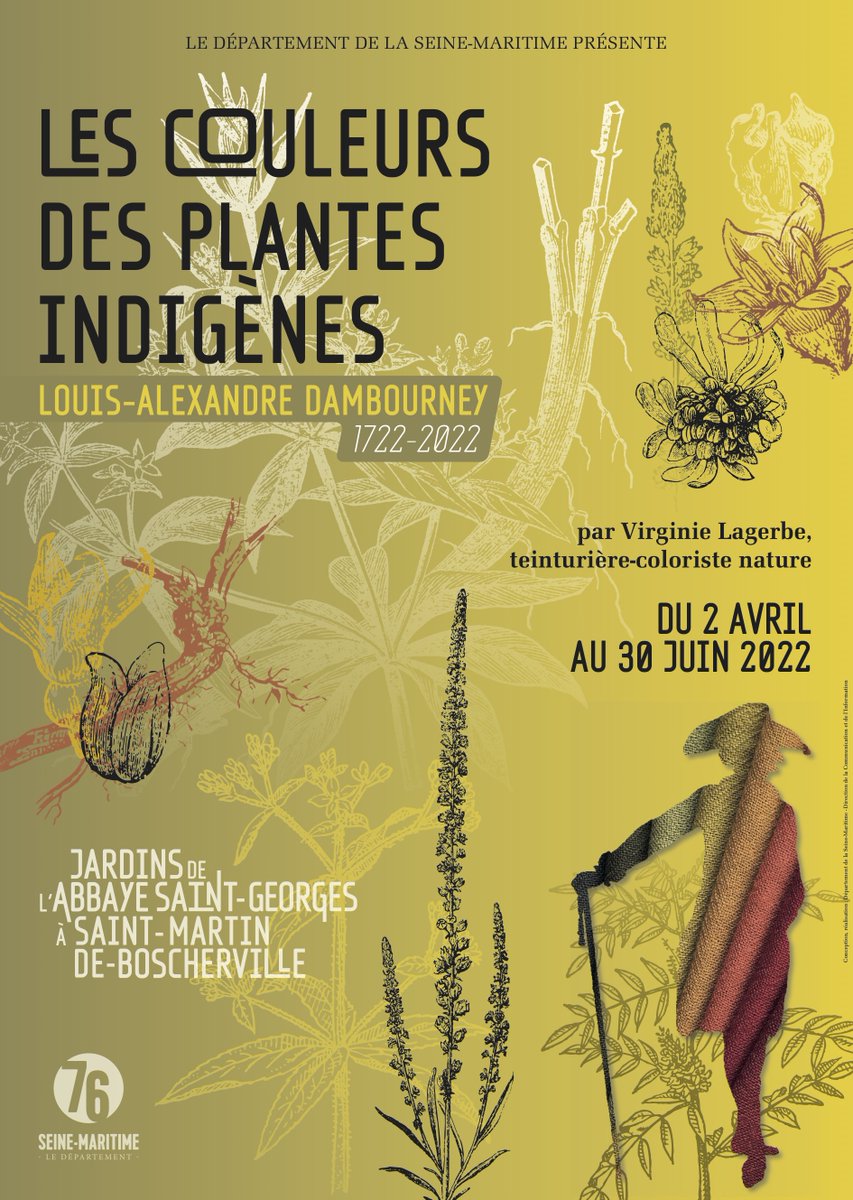 LevequeGeorges's tweet photo. https://t.co/YNCt2CUOJR En #SeineMaritime à visiter une #exposition à partir du 2 avril à propos des #teintures par #VirginieLagarbe #teinturière #coloriste #nature et mise à l'honneur de #LouisAlexandreDambourney. https://t.co/JKT0Px1HVD
