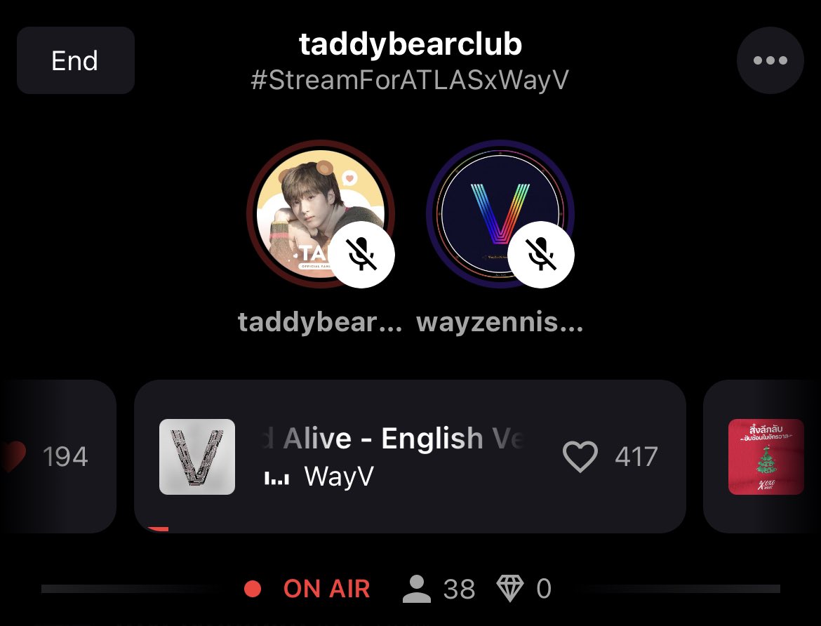 taddybearclub's tweet image. จบไปแล้วนะคะกับ #StreamForATLASxWayV ขอบคุณบ้าน @WayZenNiStream ที่มาร่วมคอลแลปสตรีมมิ่งกับเราวันนี้นะคะ 🙇🏻‍♀️ แล้วก็ขอบคุณเอลิสและก็แฟนคลับ Way V ทุกคนที่มาร่วมสตรีมมิ่งกับเราในวันนี้เช่นกันค่า สำหรับวันนี้ฝันดีค่าทุกคนน ~ 

#ATLAS_TH
#TadThapana 
#StreamForATLAS