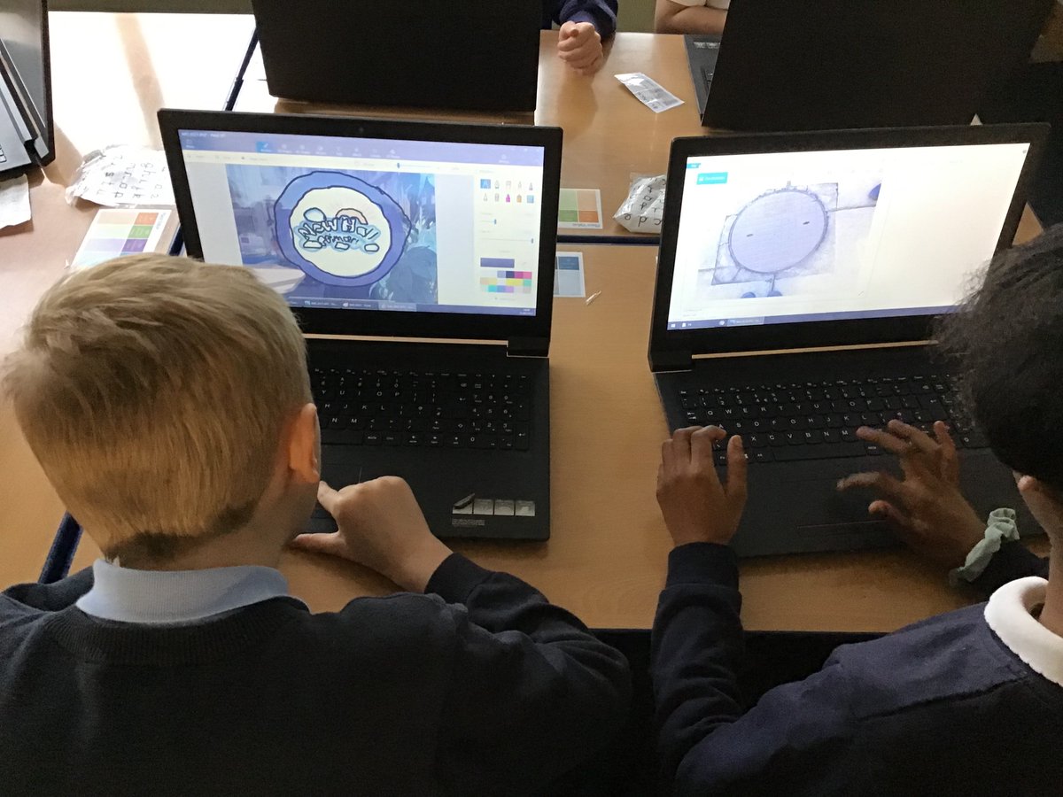 We are manipulating our photos from #InternationalMathsDay in #TeamDurning this afternoon using #J2E and #Pixelme #Maths #Computing