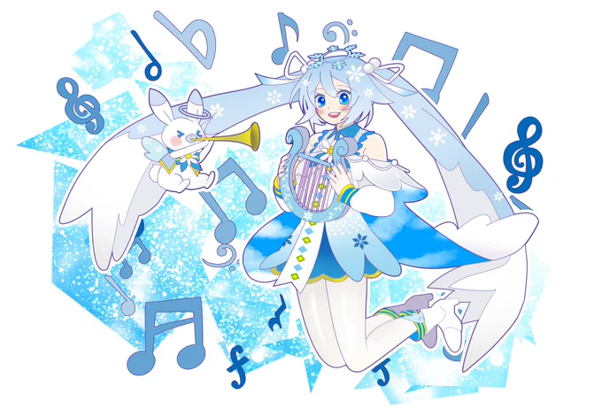 https://t.co/gOhPznsAf3 
自分のデザインした雪ミクさんをとても気に入りました❄
よろしくお願いいたします。 