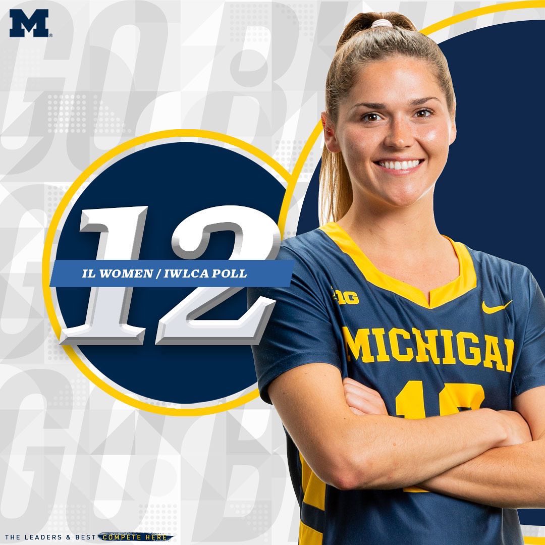 UMichWLAX's tweet photo. Weekly rankings ⤵️

#GoBlue 〽️ https://t.co/BaTlgE59NS