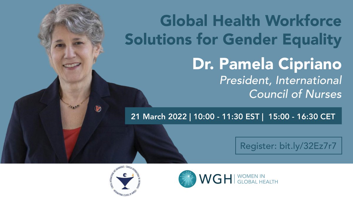 "The absence of women leaders in decision-making levels affects progress towards UHC and SDGs and weakens health systems."
<a href="/PamCiprianoRN/">PamCipriano</a>, <a href="/ICNurses/">ICN - International Council of Nurses</a>