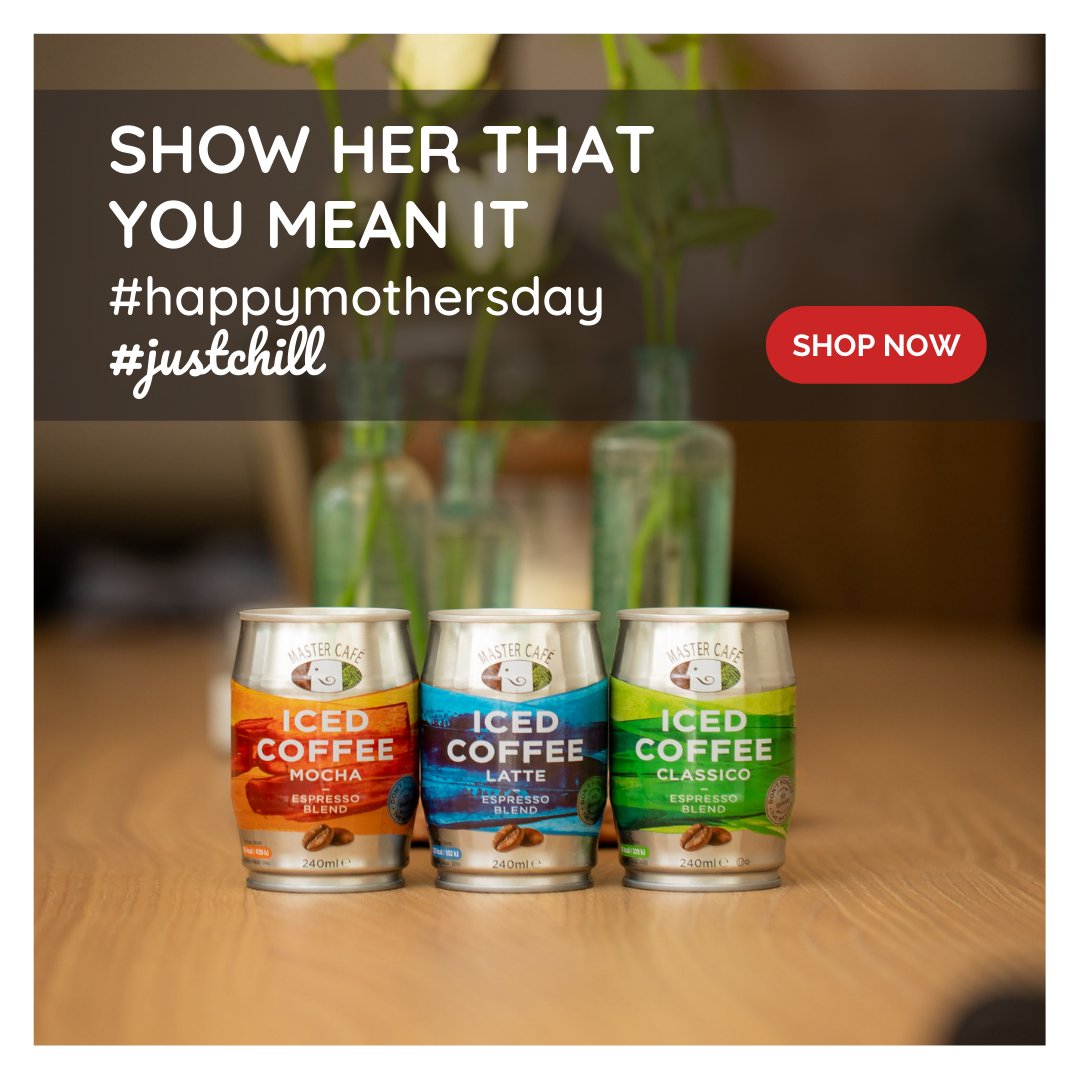 MasterCafeUK1's tweet photo. Don't just tell her you care 💝 , show her how much, with the ultimate gift 🎁  for all mothers... 
Caffeine.

#mothersday #justchill #ultimategift https://t.co/YnvyXXDXFJ
