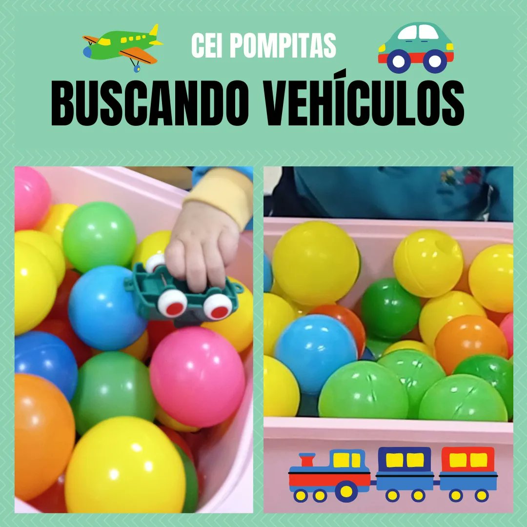CPompitas's tweet photo. Bucamos Vehículos🚙
En esta actividad, nuestros peques, tenían que buscar los diferentes medios de transportes escondidos en una caja de bolas.Los juegos de buscar objetos ayudan a desarrollar en los niños sus capacidades intelectuales y sensoriales.
#CEIPompitas #Pompitas https://t.co/RciVF2uZ8D