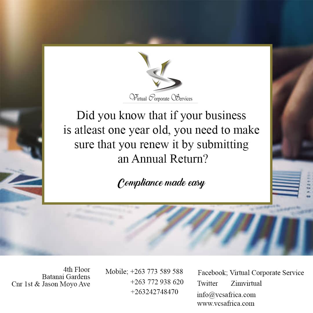 Zimvirtual's tweet photo. Did you know? #companies #registration #returns #annualreturns #Compliance https://t.co/owoHAdIjOT