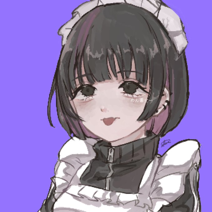 黒髪ボブのtwitterイラスト検索結果