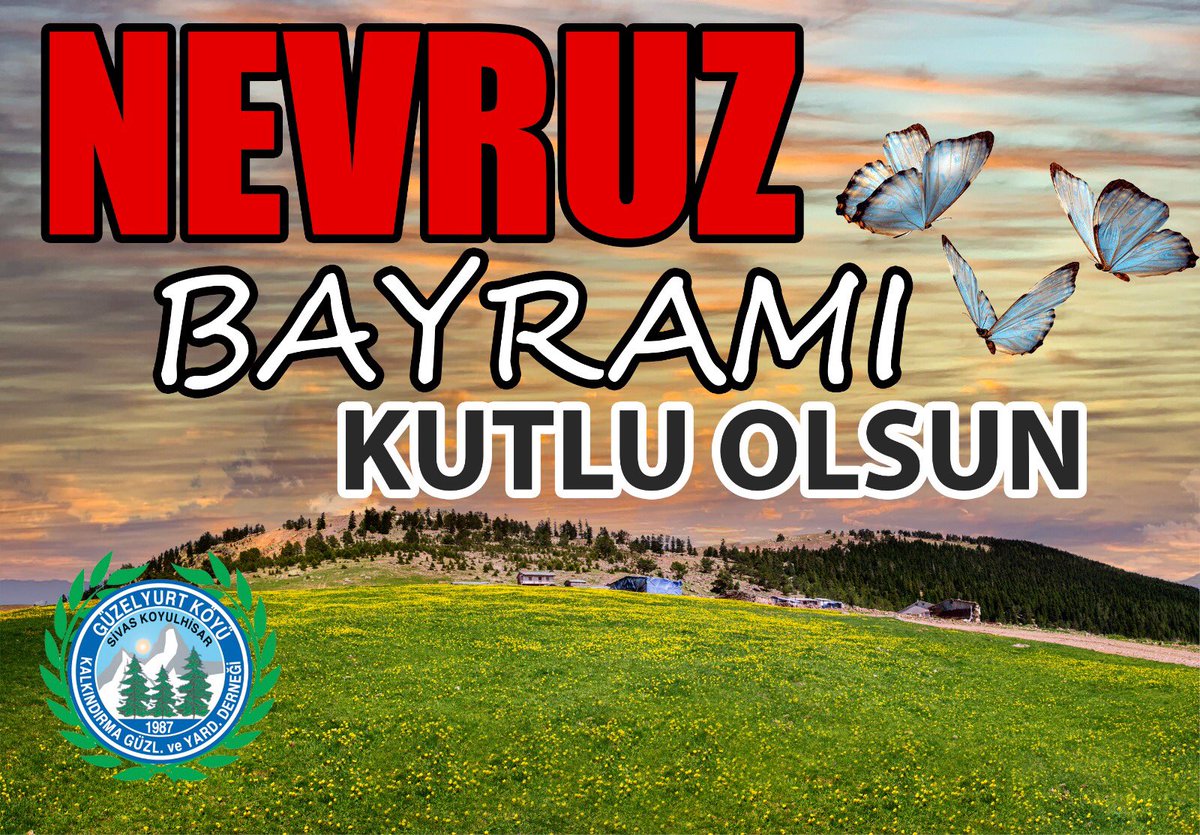 Nevruz Bayramı Kutlu Olsun.

Türklerin (Göktürklerin) Ergenekon'dan demirden dağı eritip çıkmalarını, baharın gelişini, doğanın uyanışını temsil eder. Doğu Türkistan'dan Balkanlara kadar tüm Türk kavimleri ve toplulukları tarafından kutlanır. 

#Nevruz