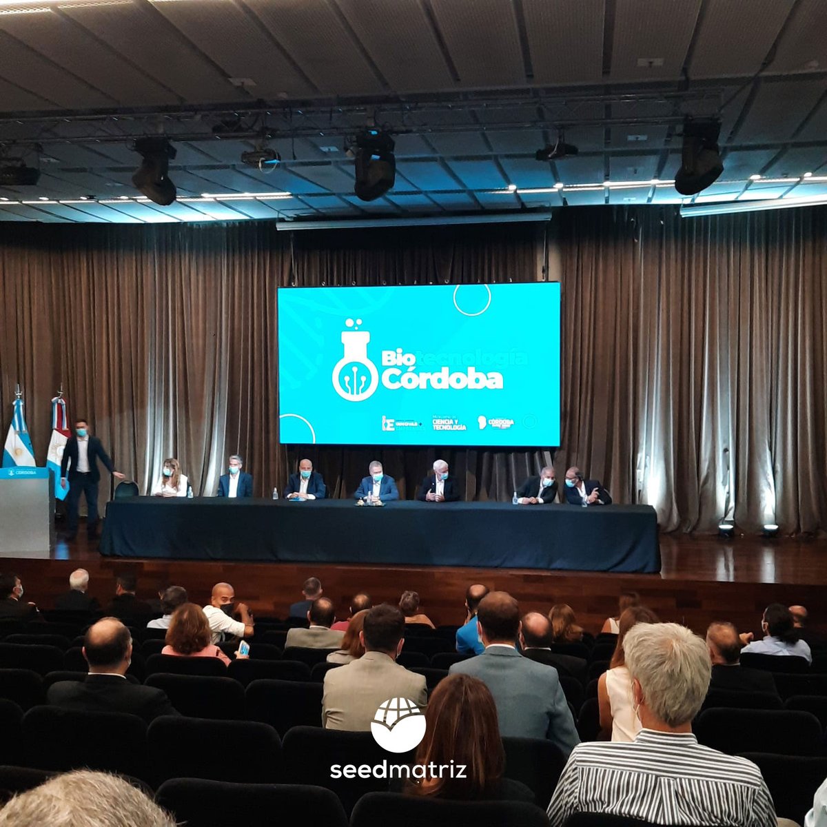 seedmatriz's tweet photo. Participamos del lanzamiento del Fondo de Coinversión Biotech, impulsados desde el gobierno de la Provincia de Córdoba. Se conformó el Cluster de Biotecnología de la Provincia de Córdoba, del cual Seed Matriz es, orgullosamente, miembro fundador.
@AgenciaIyE 
#biotecnología https://t.co/8cshi4VxjL