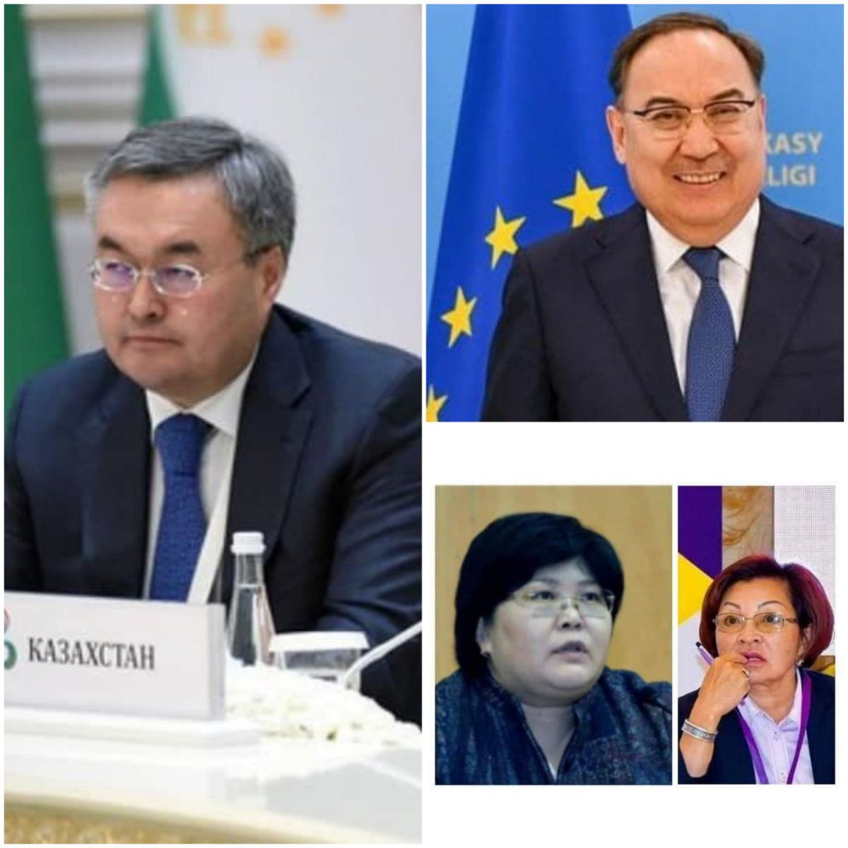 musaeva_roza's tweet image. The puppets of the dictatorial regime in Kazakhstan Tleuberdi, Kazykhanov, Azimova, Turmagambetova lied, twisted, misled the whole world community for many years and deserve sanctions.
@EP_President @eucopresident 
@PACE_President @KleptoCaucus