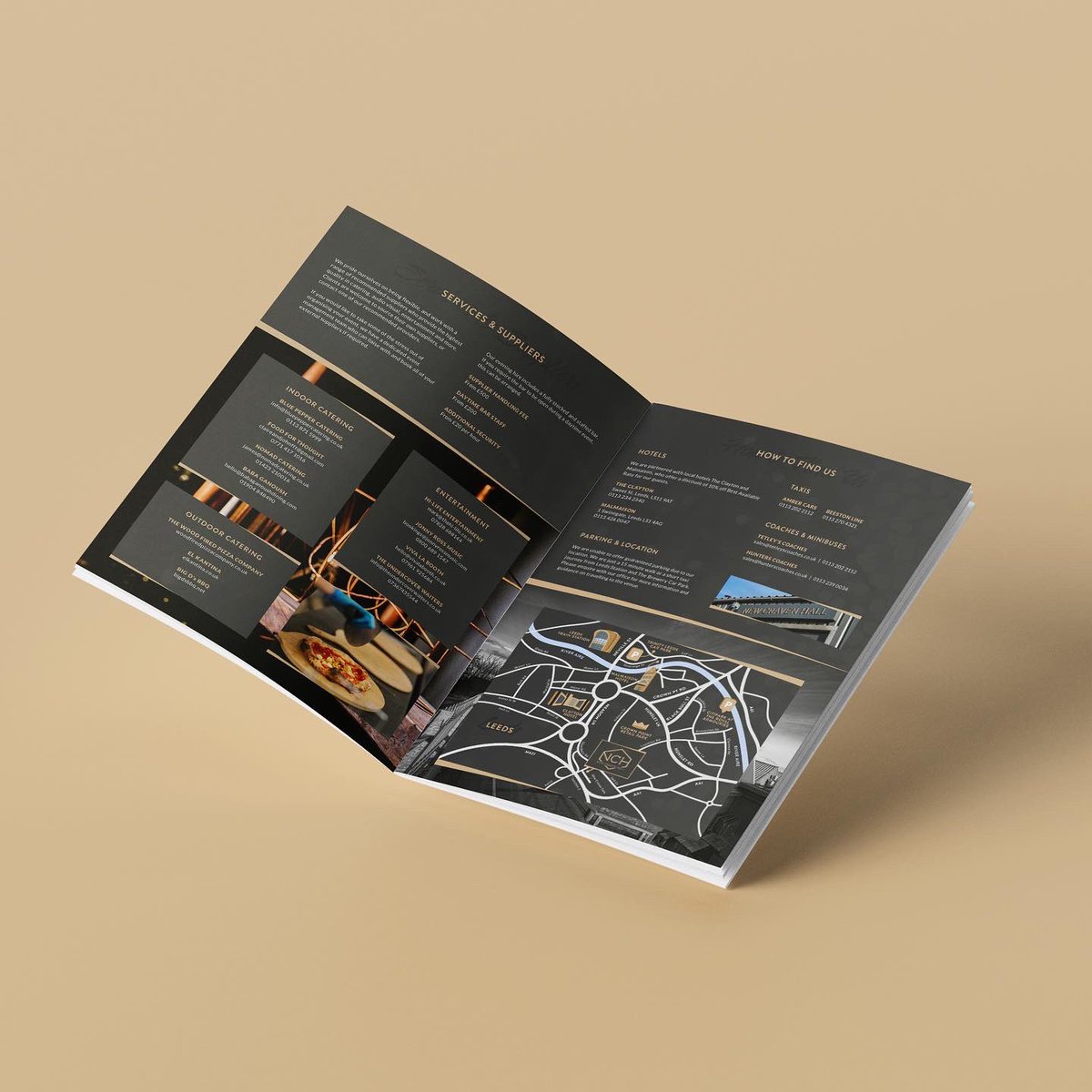 RobChapDesign's tweet photo. Corporate and wedding brochures for hospitality venue New Craven Hall. Both utilise the same style and graphic elements throughout, with differentiation being established through application of the brand’s colour palette.

#brochure #brochuredesign #GraphicDesign #GraphicDesigner https://t.co/Z1S1l83Kpy