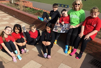 We have been wearing our mismatched socks to raise awareness and celebrate #WorldDownSyndromeDay