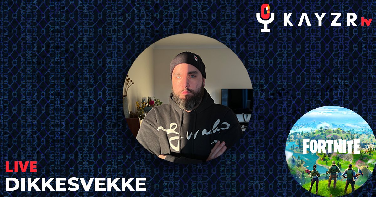 Explore the new Fortnite season together with DikkeSvekke. Will he be able to survive the game without building? How many Victory Royals do you think he will get? 🏆

Find out on Twitch.tv/kayzr