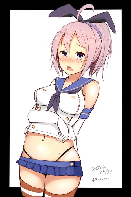 島風コス青葉
#艦これ版深夜の真剣お絵描き60分一本勝負
#艦これ版真剣お絵描き60分一本勝負_20220321 