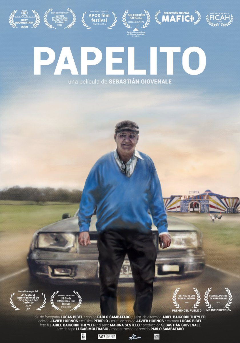 PapelitoPeli's tweet photo. @MonroyTq Buenas. Con permiso, dejamos el nuestro por acá. En Argentina es muuuuyy difícil mover un documental si no es por los festivales. El nuestro es autofinanciado, con el apoyo de...nadie. Peor aún. 
Se puede ver en https://t.co/rnGoXaR06S
Saludos!! https://t.co/ejY9skLHTh
