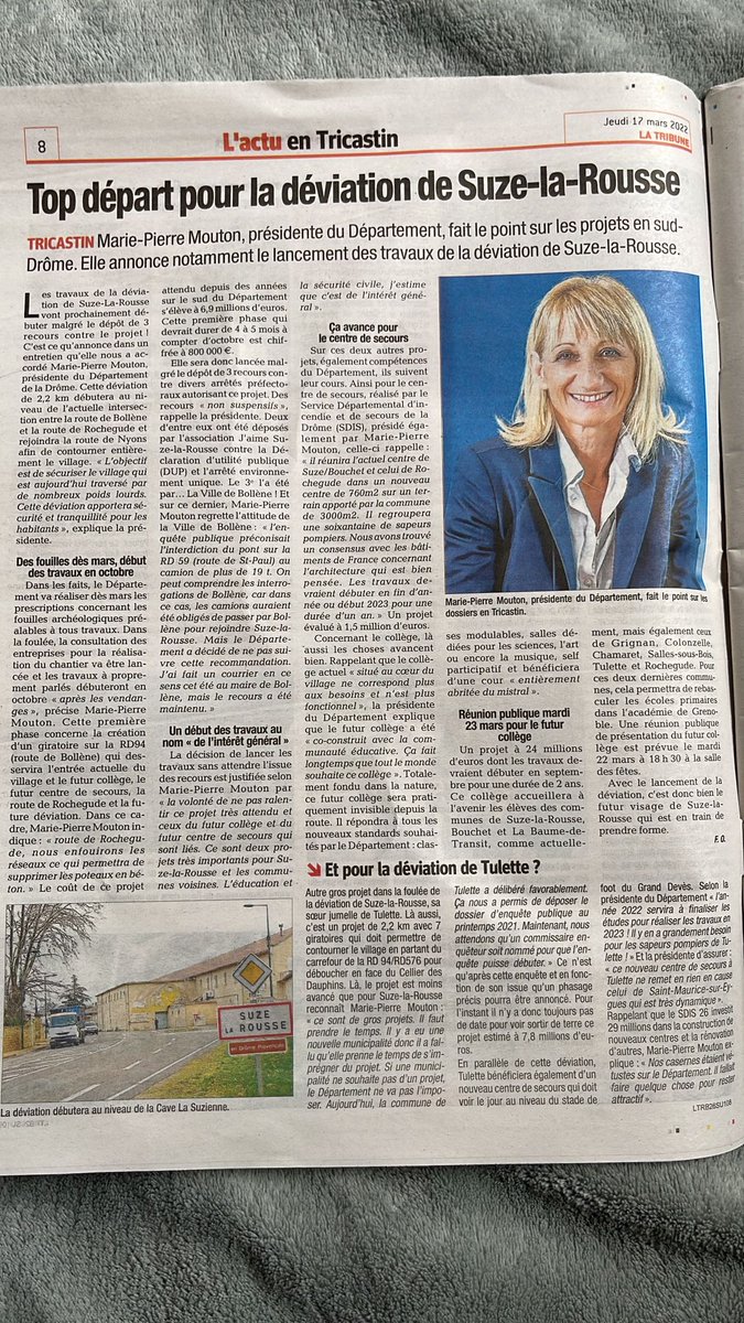nonaladeviation's tweet photo. @corinnelepage @HLAvocats Justement,à @suzelarousse nous nous battons pour  l'environnement, sauver une zone inondable à risque qui devrait être bitumé si nous ne faisons rien! @corinnelepage vous connaissez ce dossier,vous êtes sensible à la cause écologique, pouvez-vous nous donner un coup de pouce..?🙏 https://t.co/8NcmStd9e4