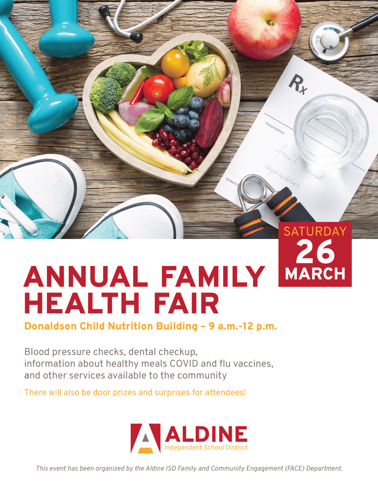 Aldine ISD on Twitter "Today Aldine ISD is hosting a Family Health