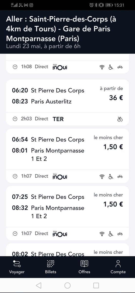 sdl_versailles's tweet photo. @SNCFConnect J'y suis déjà allée, mais je ne peux me connecte à mon espace personnel ! 
Je suis redirigee vers SNCF connect  et là je ne vois pas où faire mes réservations, ni même mes préférences de voyage !
Si j utilse le champ "réserver un billet" il me propose seulement avec tarif https://t.co/0iKnYRlPMT