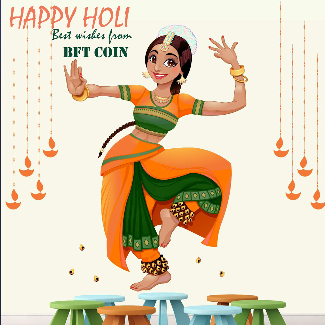 Happy Holi
With Love from BFT COIN
#cryptocurrencies #cryptocurrency #cryptocrash #cryptotrading #CryptoNews #NFTs #NFTGiveaways #bftcoin