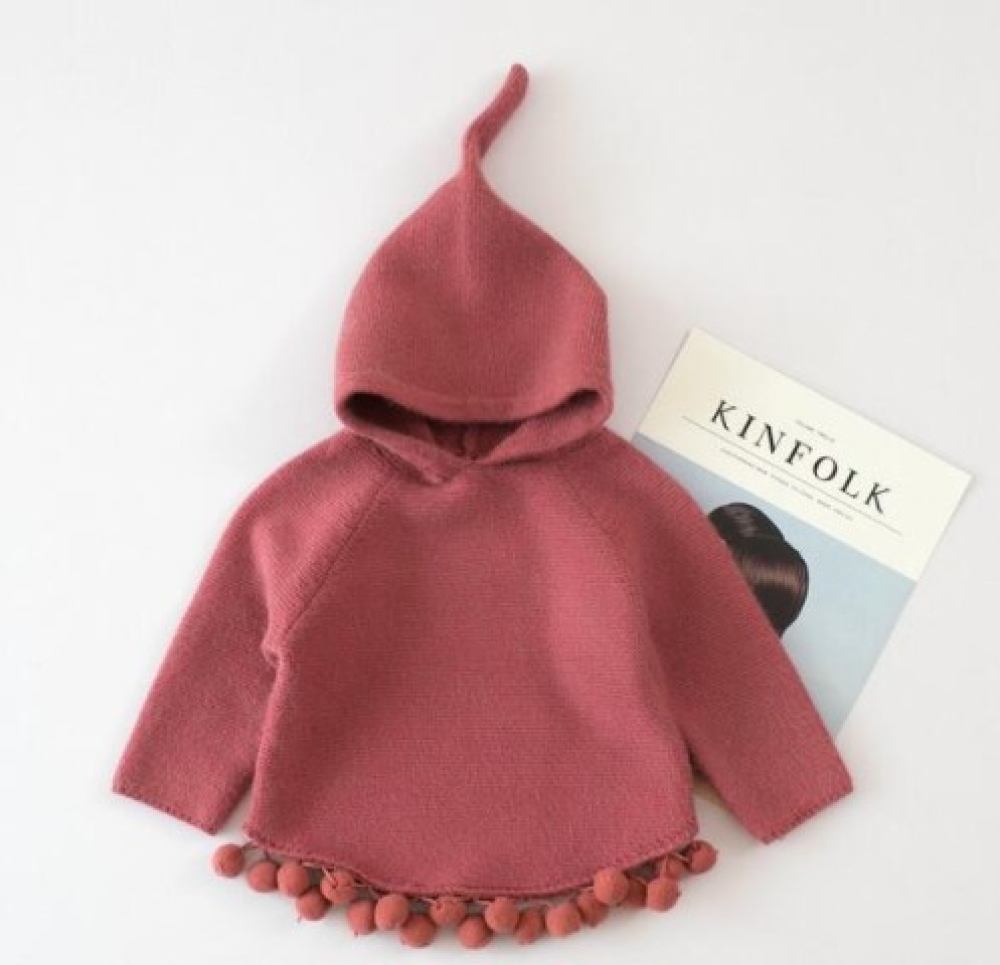 HyphenateStore's tweet photo. #gold #necklace Girl's Hooded Sweater with Pom Pom https://t.co/qAPFRqEWt1 https://t.co/41bd6soyAR