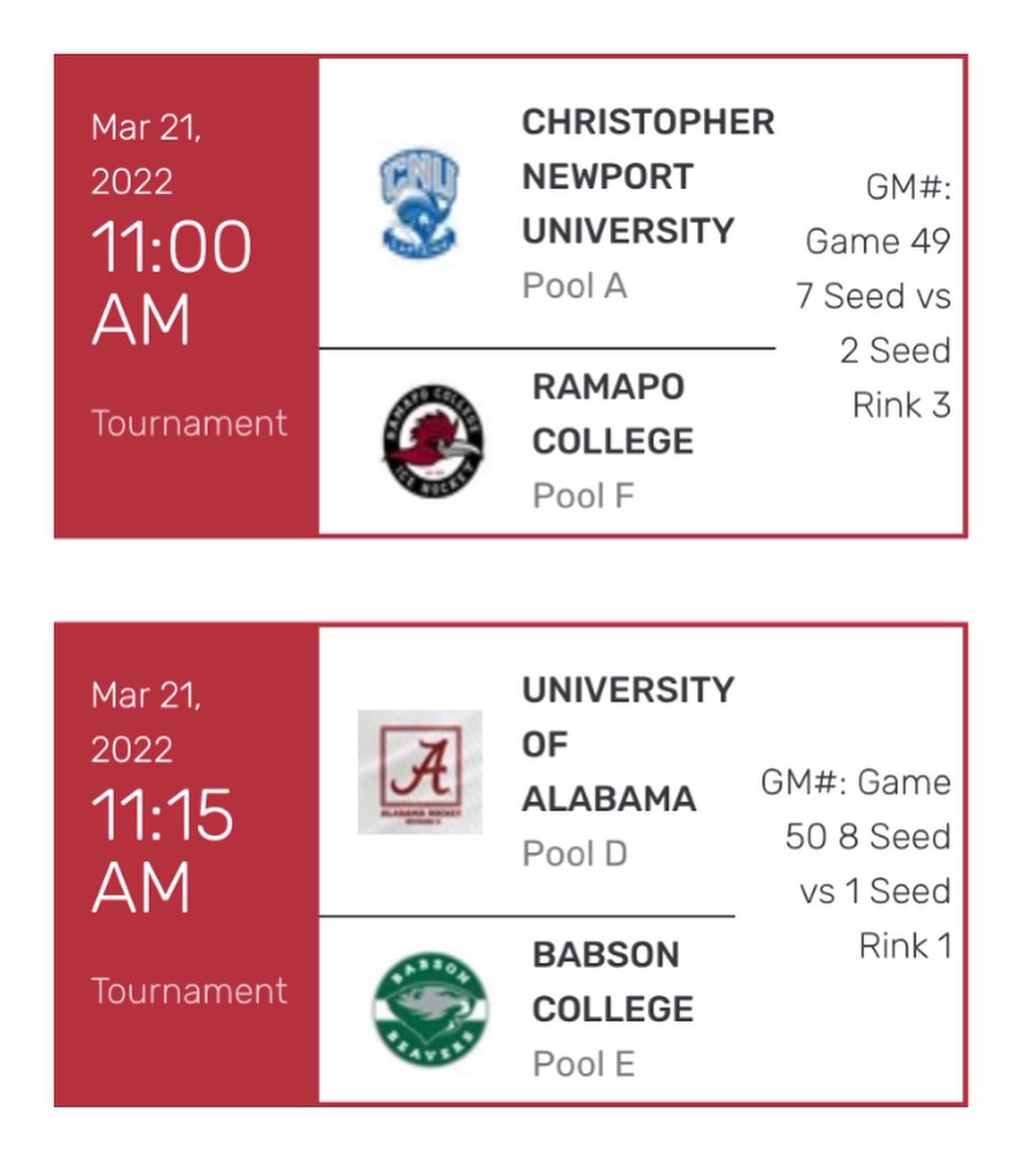 NACHL College Hockey tweet media