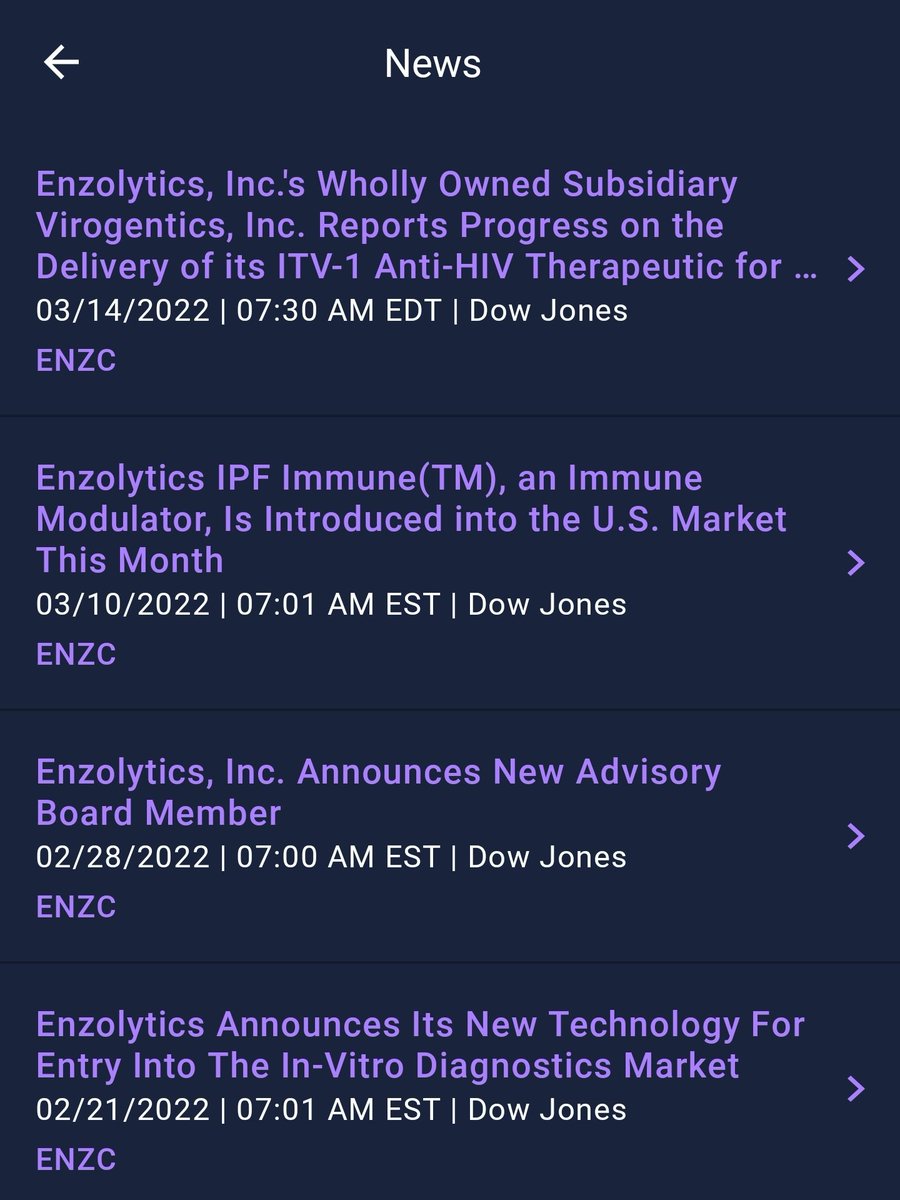 GodfatherCap's tweet photo. $ENZC - Moving rapidly towards multiple #revenue generating products.
1οΈβ£ #IPF US product launch π- TV Commercials next
2οΈβ£ #ITV Progressing to 2 African regions
3οΈβ£ #Diagnostics Revenue Next π°
4οΈβ£ #VmAbs by Q4, 2022
Amazing year unfolding, share price will follow. β¬οΈ https://t.co/PUi2ynxCOh