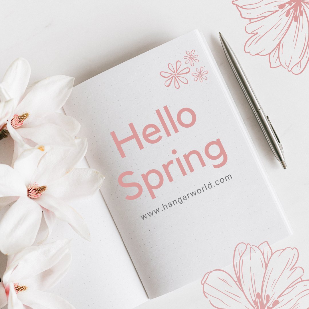 Hangerworld's tweet photo. It's officially SPRING 🌷🌼💐 https://t.co/bxkONqcMiO