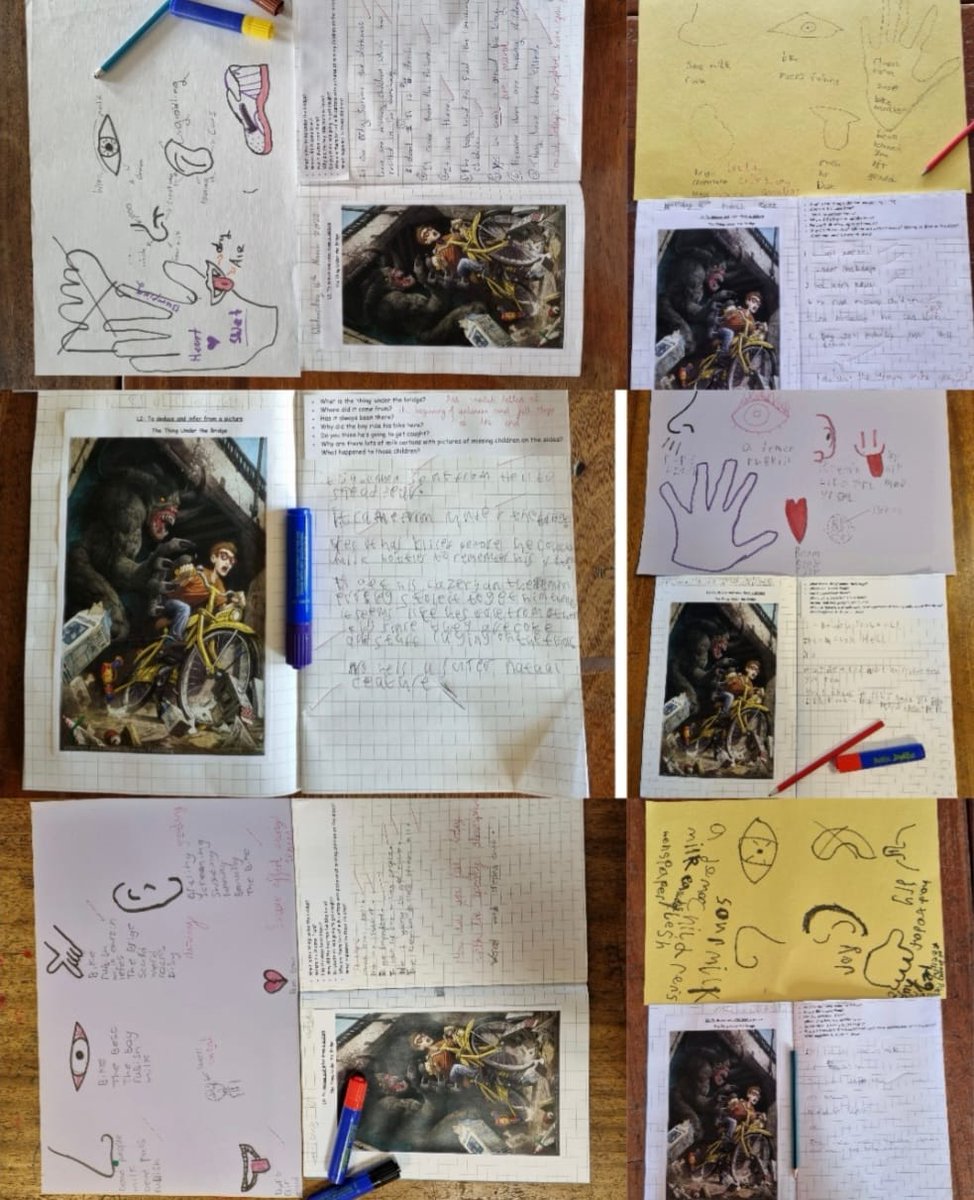 ENG_StJosephs's tweet photo. Year 8 using images for inspiration to write. ✍️

#MultisensoryApproach
#CreatingAnAtmosphere
#InferenceAndDeduction https://t.co/ClwzZU725N