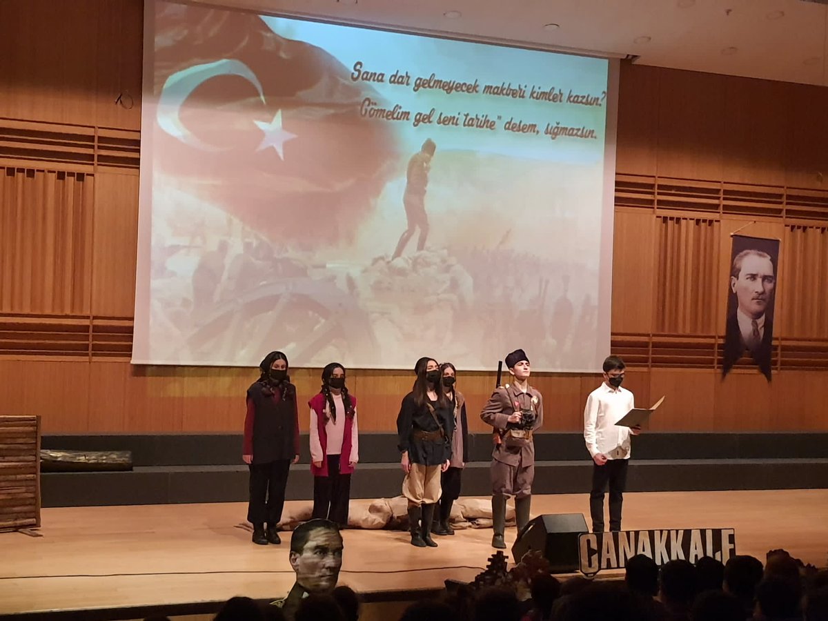 18 Mart Çanakkale Zaferi'nin 107. Yılında  "Drama Çalışması" ile Gazi Mustafa Kemal Atatürk başta olmak üzere tüm şehitlerimizi saygı ve minnetle anmış olduk.<a href="/YelizAyin/">Yeliz Ayin Kayalak</a> @ddestegul35 <a href="/mert_kundakci/">Mert Kundakçı</a> <a href="/BekciArzu/">Arzu Bekçi</a> <a href="/cigdemkarakas16/">Çiğdem Karakaş</a> @ituacibademorta