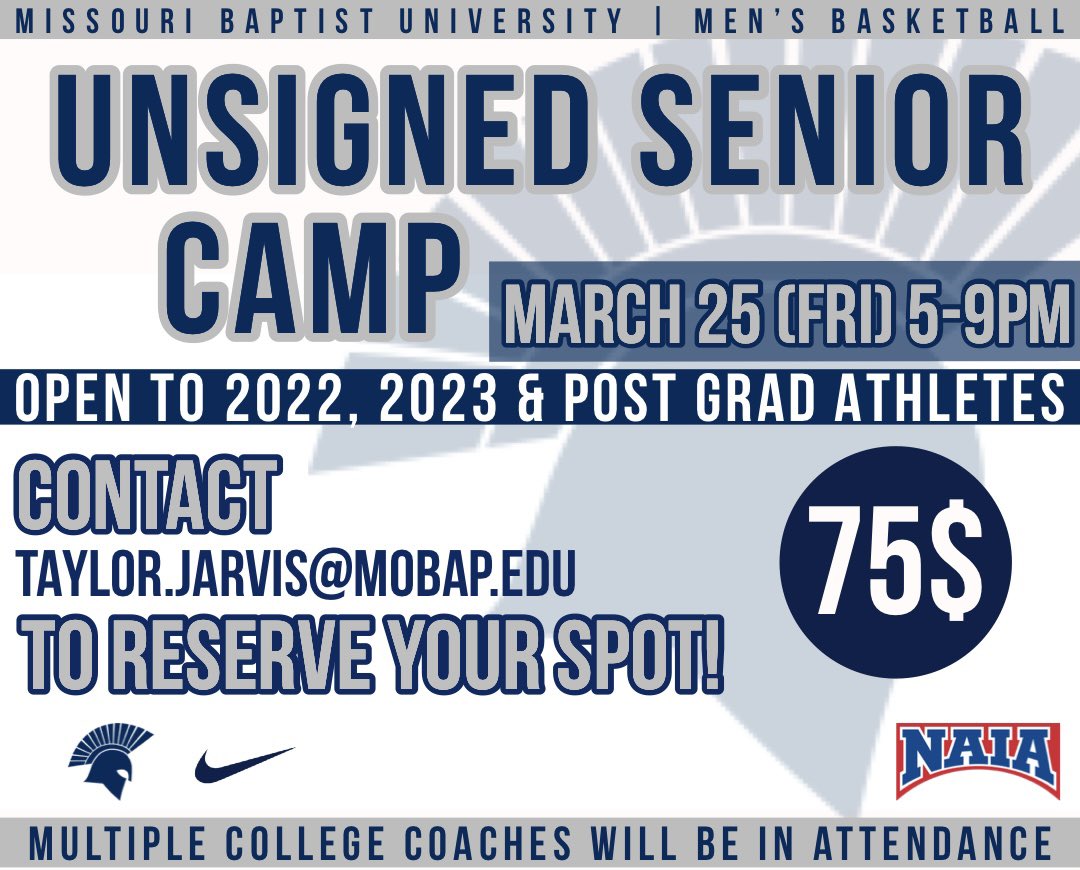 coach_tjarvis's tweet photo. This Friday! Don’t miss your spot, only a few left. MARCH 25 | 5PM https://t.co/nqEE6QGnRt