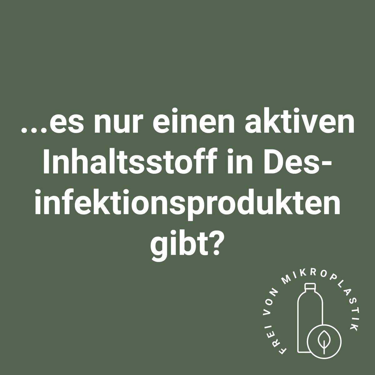 Wusstest du, dass es nur einen aktiven Inhaltsstoff in Desinfektionsprodukten gibt? 👀

Bei Desinfektionsprodukten ohne Alkohol, wie den Lacely Desinfektionstüchern, ist es Benzalkoniumchlorid.

JETZT bei LIDL.

#agreenereveryday #lacely #lidldeutschland #lacelyspotted