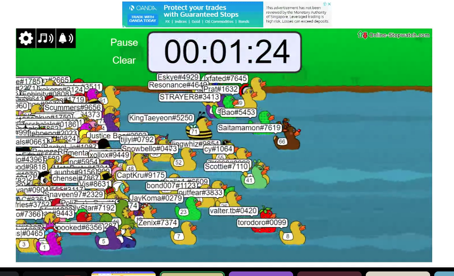 Duck race with @Fortunefriends_ @QueenBao  <a href="/Quirinus9699/">Quirinus</a> and 100+ Fortune Friends!