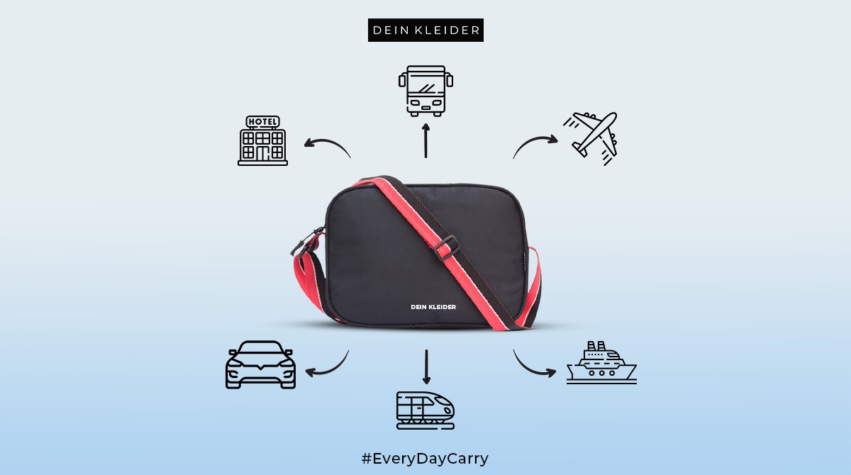 DeinKleider's tweet photo. Six problem. One solution!
No matter what kind of getaway you plan, we are always by your side.
Grab your @DeinKleider Toaster Sling today!
Shop Now: https://t.co/7k6y2BYYYg
#DeinKleider #EveryDayCarry
#SlingBag #ToasterSling #ToasterBag #instabags #carrybag #streetstyle https://t.co/w1lQv2wni4