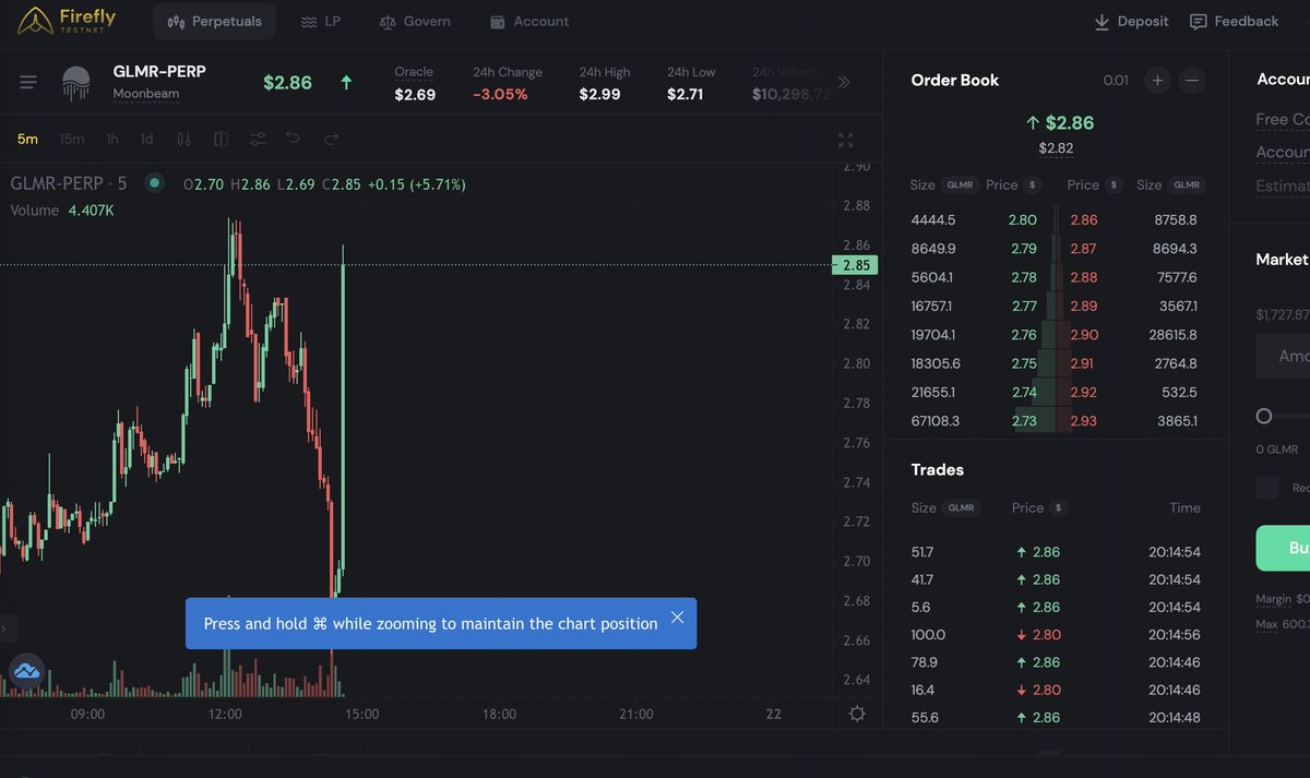 Aktpcryp's tweet photo. Really excited to be a part of 
@fireflyprotocol #DEX testing 

Its simply great not only because of it non-custodial &amp; transparent… And also because of its Beautiful , simple and user-friendly interface ..pls try test once , its a great experience https://t.co/KSJJIG4p4u