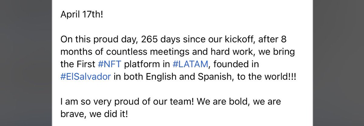 DrOscarARod's tweet photo. #cflow @AvenidaCrypto @monicataher #nfts #nftnyc #nftnyc2022 #fyp #art #ElSalvador #LATAM #nft https://t.co/fyoqUTohI2