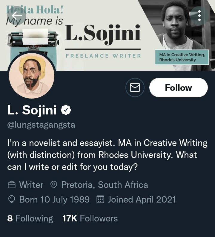 Let's take him to 8 followers bahlali, we can do this😁😂