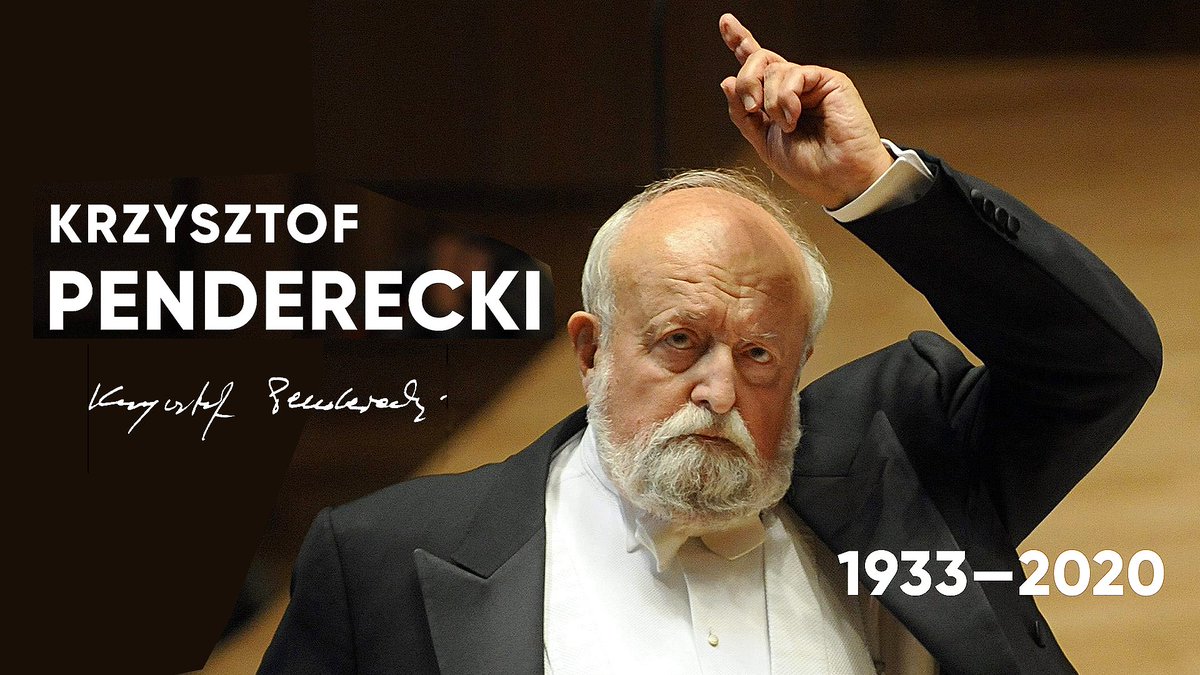 29 III odbędzie się uroczystość przeniesienia i złożenia w Panteonie Narodowym prochów śp. Krzysztofa Pendereckiego. Prochy kompozytora, zostaną złożone w krypcie kościoła Piotra i Pawła w Krakowie, a sama uroczystość będzie miała charakter państwowy.
#penderecki #pogrzeb