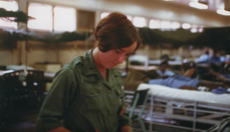 VVMF's tweet photo. Diane Carlson Evans was born and raised on a dairy farm in rural Minnesota and graduated from nursing school in Minneapolis, Minnesota. Upon graduation, she joined the Army Nurse Corps and served in Vietnam from 1968-1969. (1/6) https://t.co/6RrTjse7td