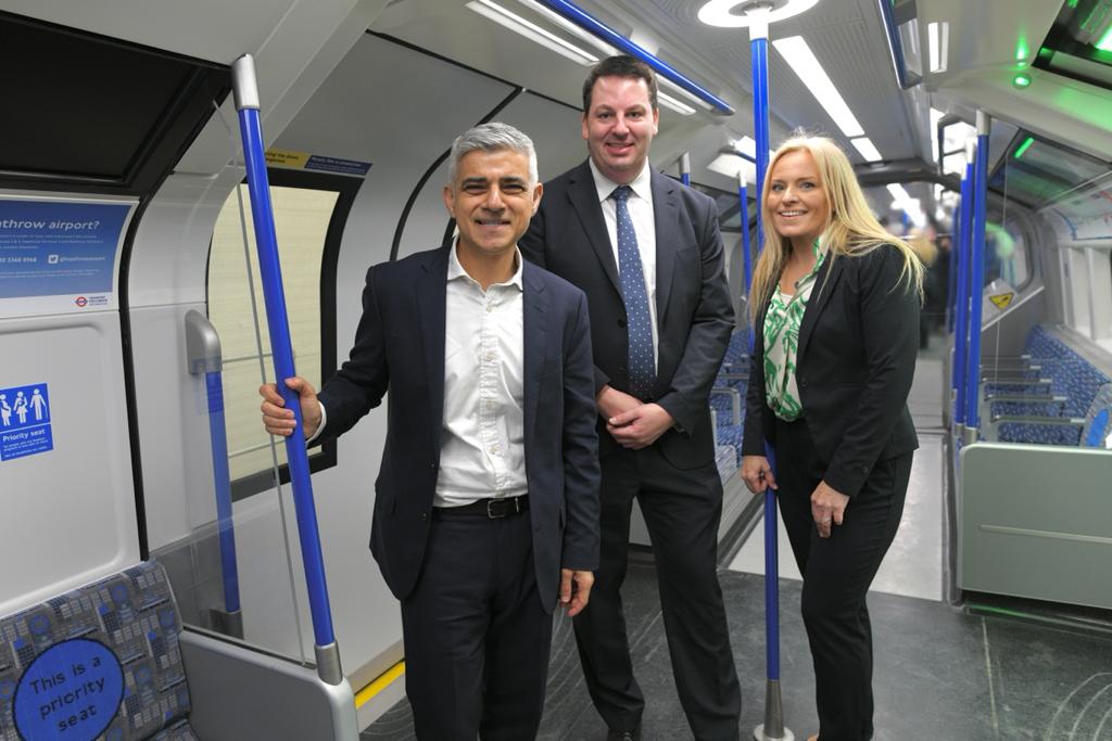 MayorofLondon's tweet photo. These state-of-the-art Piccadilly Line trains, built in Yorkshire, prove just how vital investment in TfL is to creating jobs outside of London. 
 
If the Govt wants to show its commitment to levelling up, it must deliver the capital funding TfL and its supply chain need. https://t.co/eq4mH2cdq7