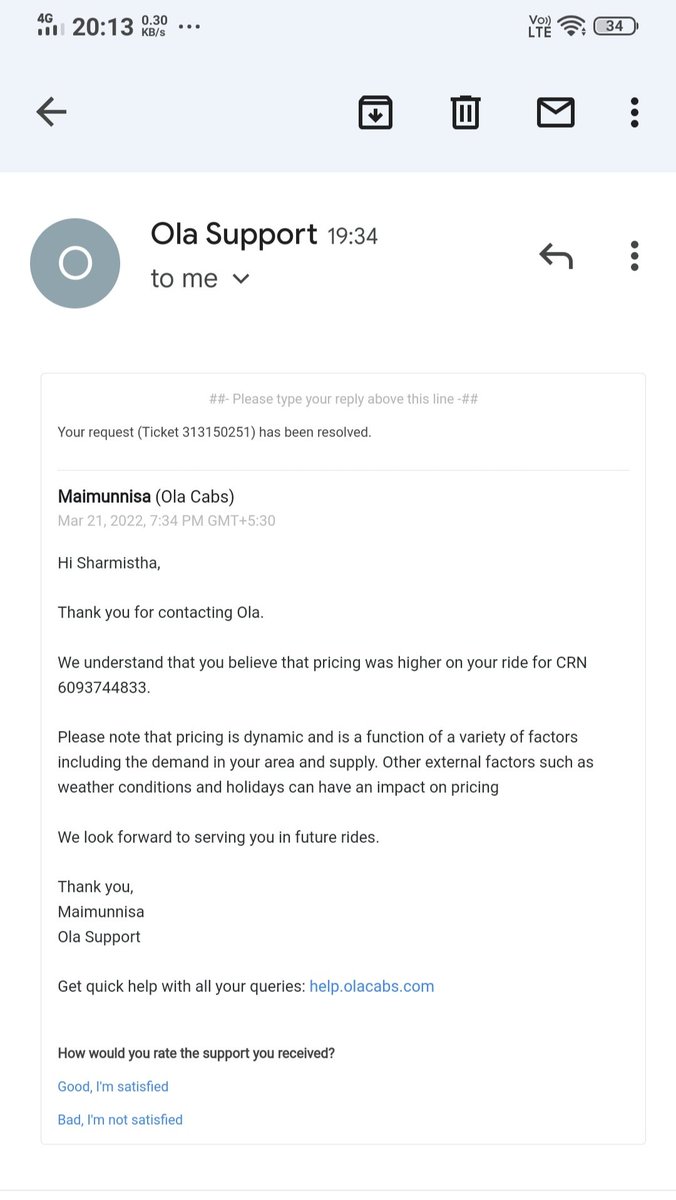 Sharmi_Speaks's tweet photo. NEW FRAUD BY OLA
peak pricing for rental services?? From When??
Rentals have fixed base rate, with GST, TOLL &amp; extra applicable only for time exceeding or Km exceeding as mentioned on their APP. 
OLA says for high demand I was charged High fare
#Ola
#Olarental
#bhaveshagarwal https://t.co/22s6TjRU82