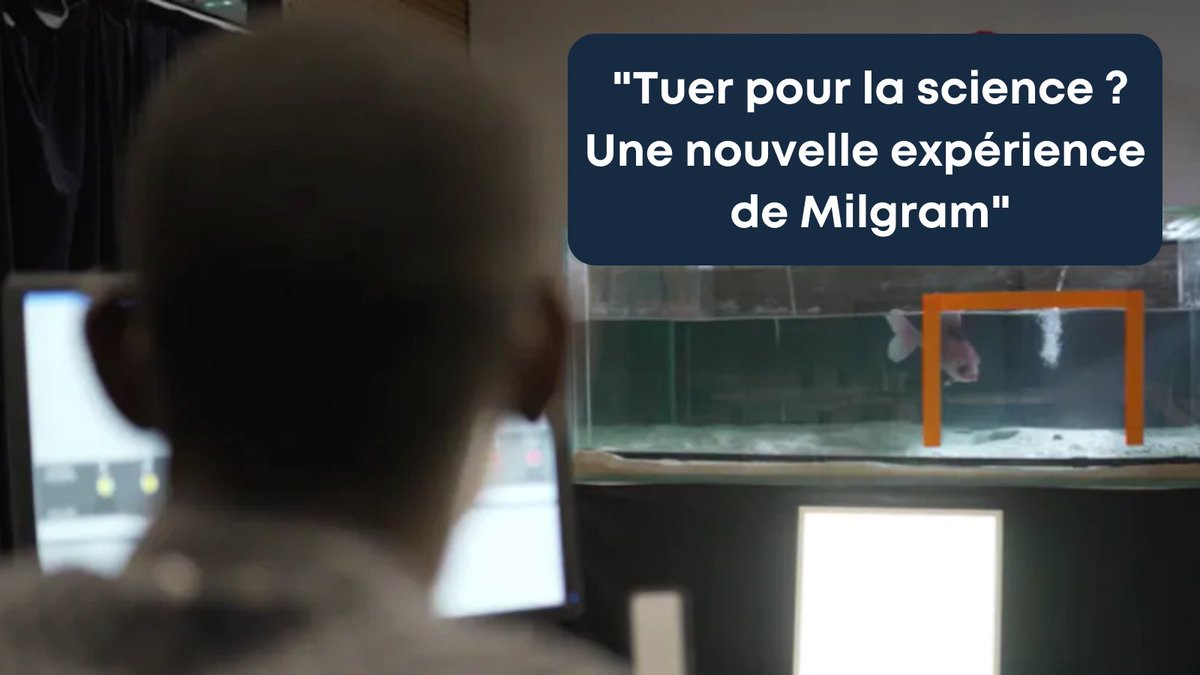 (H)auteurs - UGA (FERMÉ/OFF) (@hauteurs_uga) on Twitter photo #Science // Une nouvelle étude démontre l’impact de l’autorité de la science sur le comportement d’individus devant tuer un animal dans un but scientifique
Analyse de <a href="/BegueShankland/">Laurent Begue-Shankland</a> & <a href="/kevinvezirian/">Kevin Vezirian</a> spécialistes en psychologie sociale via <a href="/FR_Conversation/">The Conversation France</a>
bit.ly/3IsoI5r #Science // Une nouvelle étude démontre l’impact de l’autorité de la science sur le comportement d’individus devant tuer un animal dans un but scientifique
Analyse de <a href="/BegueShankland/">Laurent Begue-Shankland</a> & <a href="/kevinvezirian/">Kevin Vezirian</a> spécialistes en psychologie sociale via <a href="/FR_Conversation/">The Conversation France</a>
bit.ly/3IsoI5r