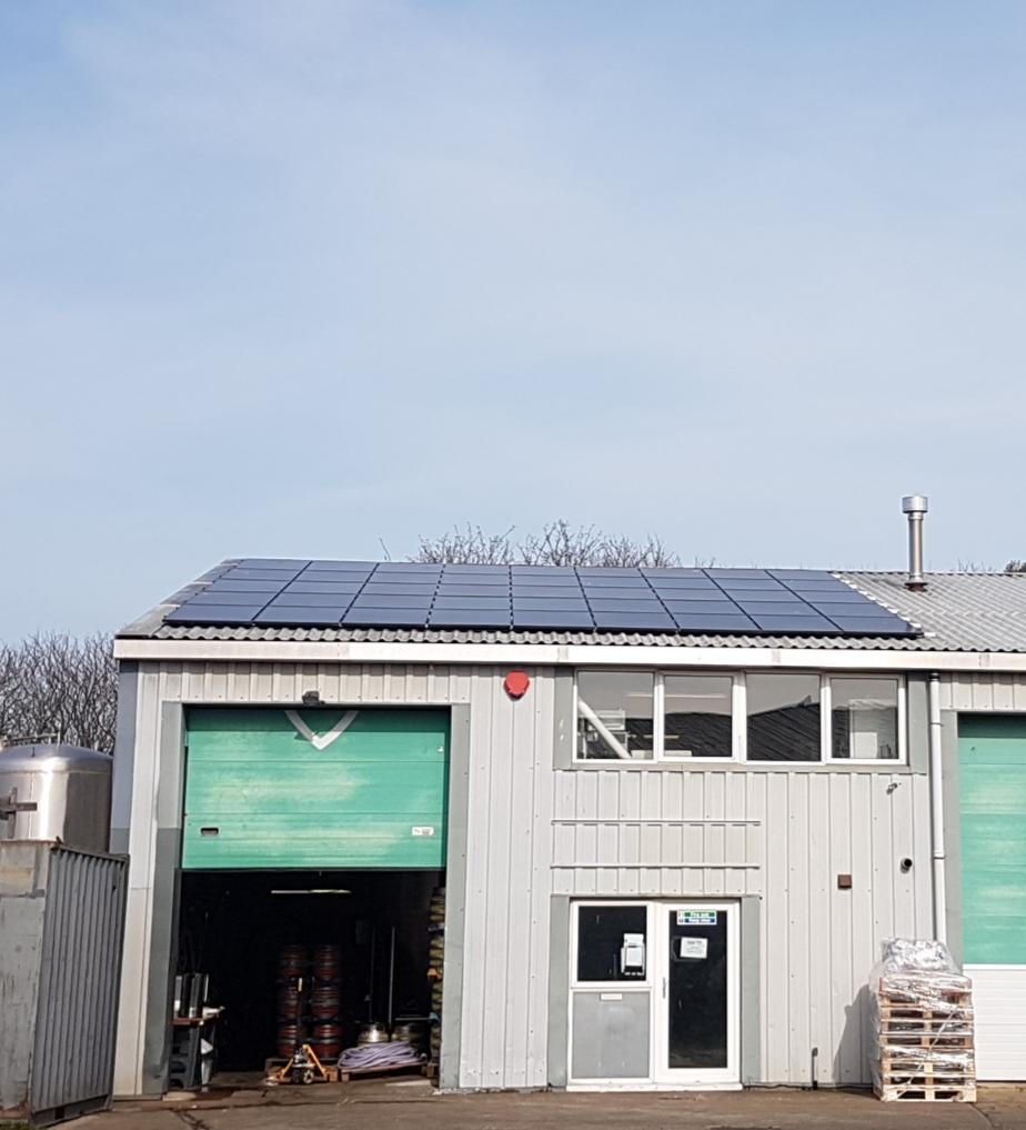 As the sun comes out, our coolers kick in - this roof provided 56% of electrical needs last week. #roadtonetzero