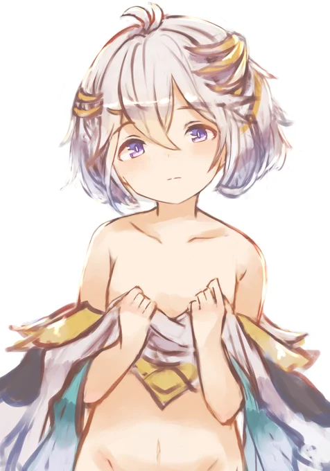 ユニちゃんお洋服ちゃんと着れてえらい 