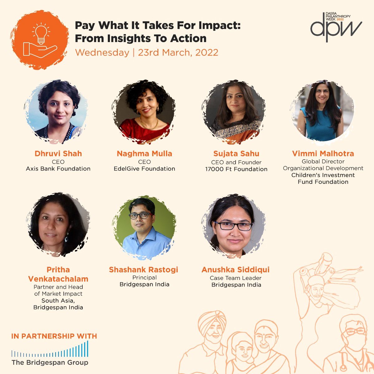 Join us at Dasra Philanthropy Week, where we'll share findings of the PWIT India initiative, which aims to end the chronic underfunding of NGOs. 

Register: bit.ly/3qnHdBD