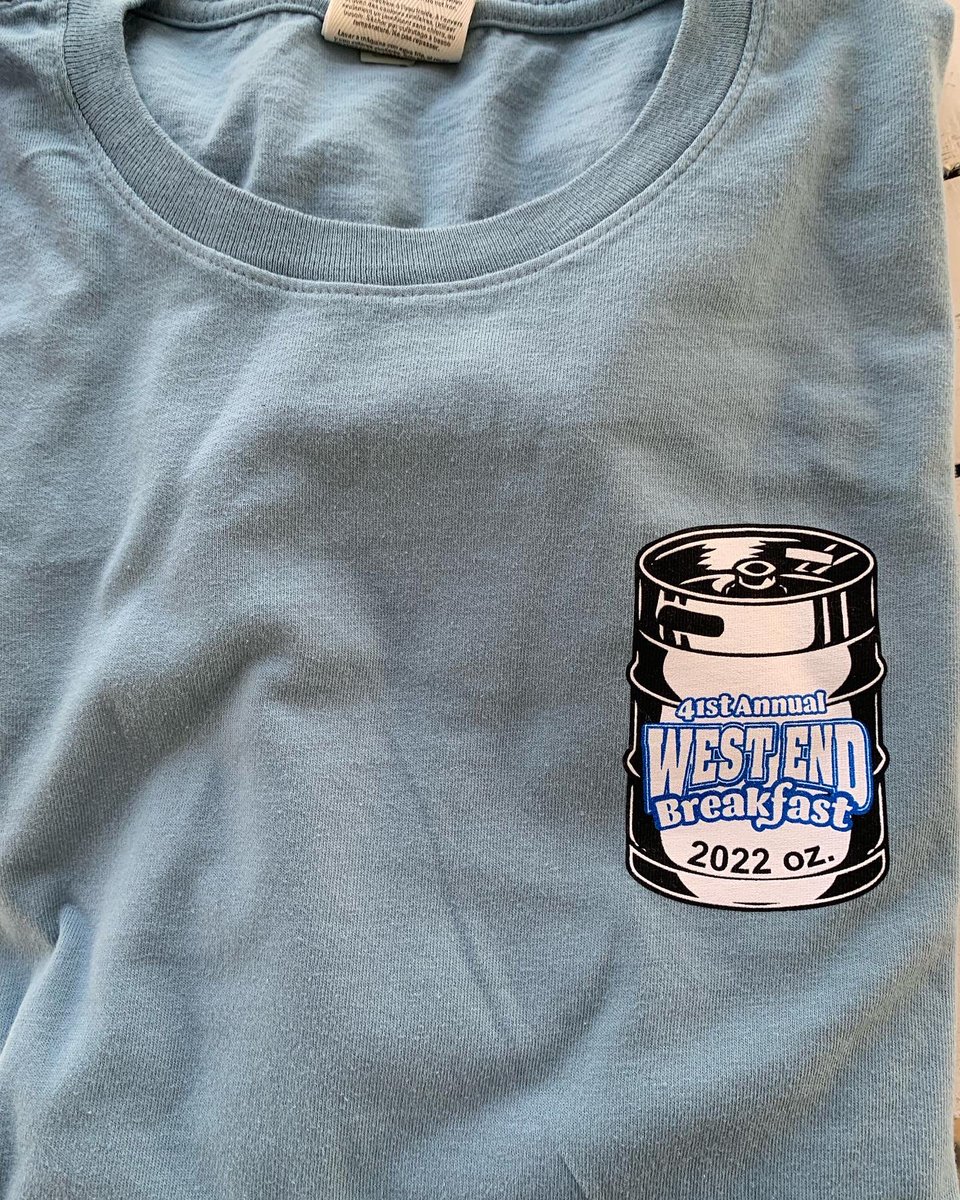 EndLounge's tweet photo. Breakfast 2022 shirts #41stAnnual https://t.co/PFTen59RBN