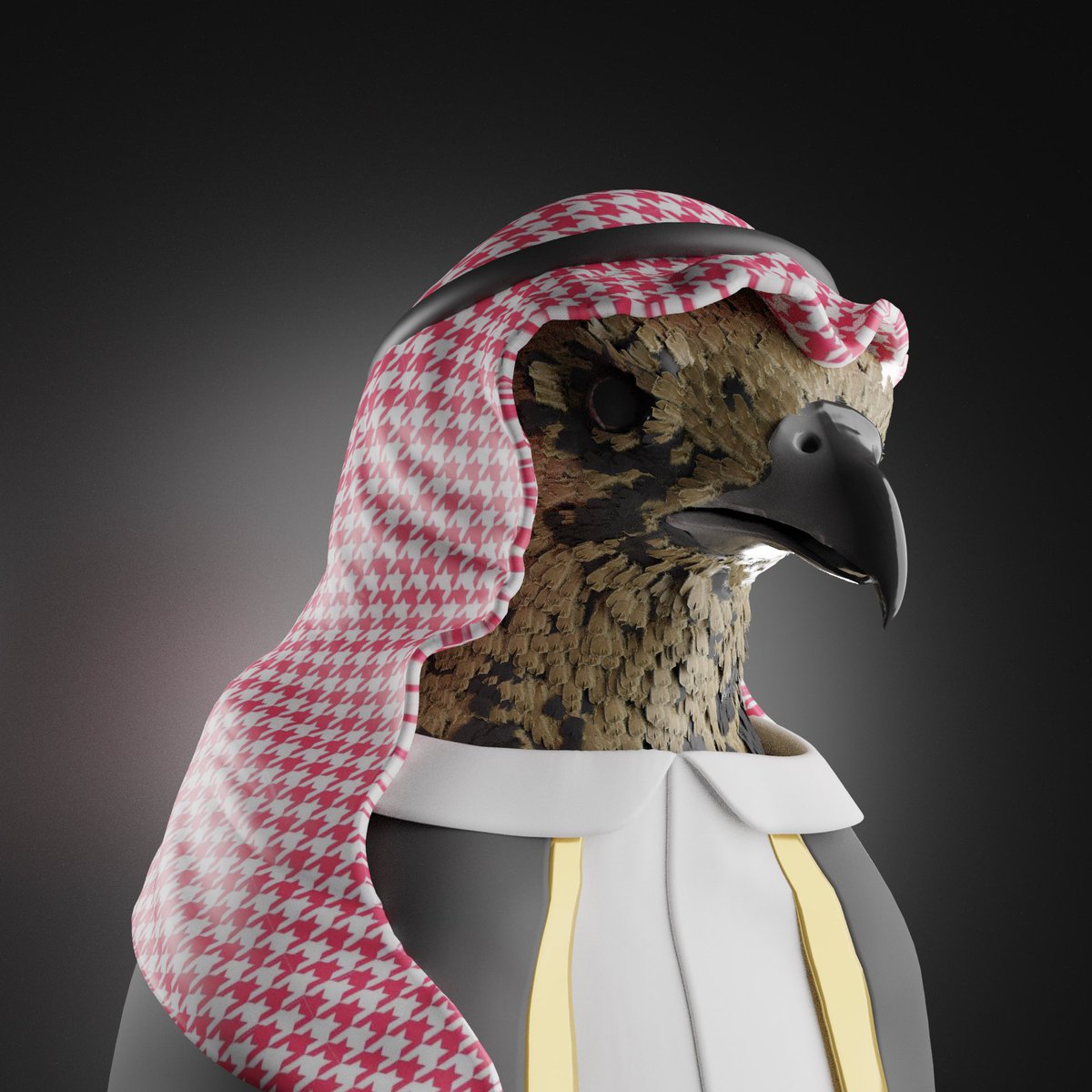 Sheikh falcon NFT tweet media