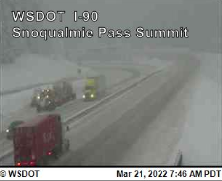 Snoqualmie Pass on Twitter: "Happy spring! It's snowing hard on
